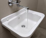 Aqualine Závěsná Výlevka S Odkládací Plochou 60x34cm, Plast, Bílá