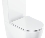 WC kombi Optima RimOff set, včetně sedátka SoftClose - WC kombi Optima RimOff set, vario odpad, bílá X01870