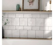 Retro obklad Equipe Splendours White 15x15 - bílá