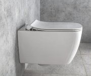 Isvea Vea Závěsná Wc Mísa Rimless, 34,5x52cm, Bílá
