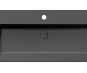 Gsi Kube X Keramické Umyvadlo 100x47cm, Broušená Spodní Hrana, černá Mat