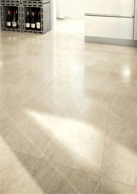 Realizace Imitace mramoru v teplé barvě Tuscania Athena Almond