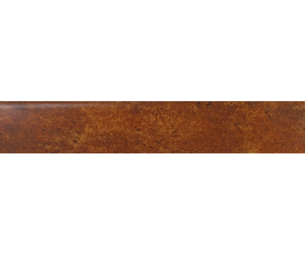 Retro sokl Borja RusNatCer Pirita Rojo Rodapie Cotto 8x44,7 - cihlová (skladem)
