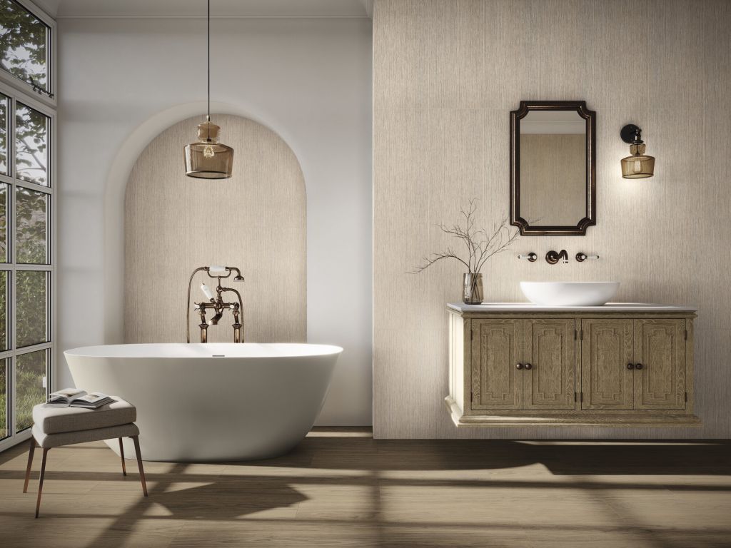 Realizace Stylová wellness koupelna s vintage prvky 
