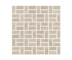Coem Versatile Stone Mosaic Brick 2x5 Beige 30,2x30,2 Luc. Rett.