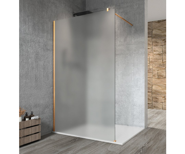 Gelco Vario Gold Matt Jednodílná Sprchová Zástěna K Instalaci Ke Stěně, Matné Sklo