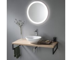 Aqualine Vega Deska Pod Umyvadlo 125x45cm, Dub Platin