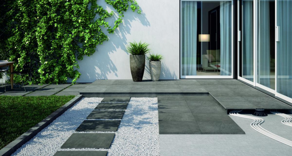 Realizace 20mm dlažba Pastorelli série Quarz Design 60x60