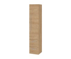 Mereo Bino, Koupelnová Skříňka Vysoká 163 Cm, Pravá, Dub Arlington