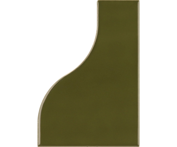 Retro dekor Equipe Curve Garden Green 8,3x12 - zelená