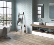 Obklad Navarti Iris Acqua 30x90 Matt. Rett. - šedá