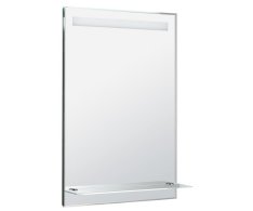 Aqualine Zrcadlo S Led Osvětlením A Policí 60x80cm, Kolébkový Vypínač