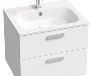 Skříňka Chrome II pod umyvadlo - SD Chrome II 60 skříňka pod umyvadlo bílá, madla chrom X000001772