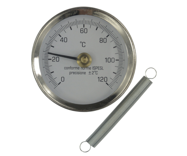 Klum Bimetalový Teploměr Příložný Dn 63, 0 - 120 °c
