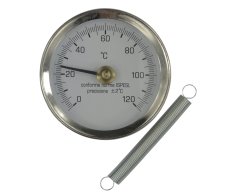 Klum Bimetalový Teploměr Příložný Dn 63, 0 - 120 °c