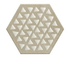 Marca Corona Terracreta Intarsio Argilla Esagono 21,6x25