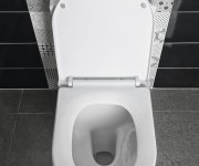 Aqualine Hygie Wc Kombi S umývátkem, Spodní/zadní Odpad, Bílá