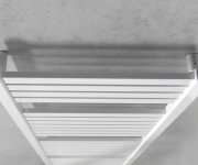 Aqualine Tondi Otopné Těleso Rovné 450x1330 Mm, Středové Připojení, Bílá