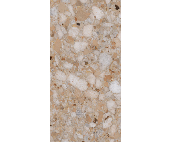 Dlažba jako terrazzo Sant Agostino Venistone Gold 60x120 Kry - oranžová