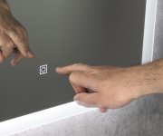 Aqualine Fago Zrcadlo S Led Osvětlením 60x80cm, Dotykový Senzor, Stmívatelné