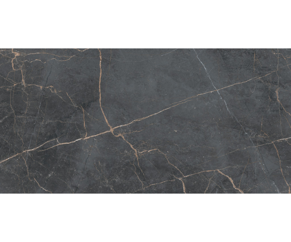 Dlažba jako mramor La Fenice Marble Velvet Saint Lauren 60x120 Matt. Rett. - antracitová