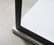 Gelco Cure Black Sprchová Zástěna 800mm, čiré Sklo
