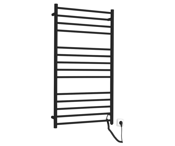 Sapho Redondo Elektrický Sušák Ručníků, Kulatý, 630x1160 Mm, 130 W, černá