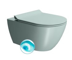 Gsi Pura Závěsná Wc Mísa, Swirlflush, 36x55cm, Ghiaccio Dual-mat