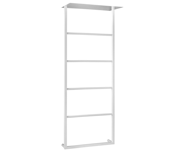 Sapho Ska Nástěnný Sušák Ručníků S Policí 454x1184x252mm, Bílá Mat