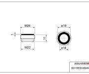 Redukce M24 X M22 Ke Spořičům SV+RED-M24M22