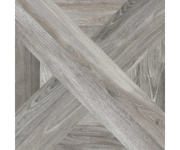 Dlažba jako dřevo Tuscania Intarsio Grigio 61x61 Rett. - šedá