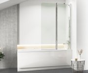 Vanová zástěna CVS2 - CVS2 100 P, lesk+transparent 7QRA0C00Z1