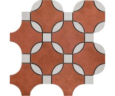 Cir Tadelakt Mosaico Berberé  23,4x23,4 Matt. Rett.