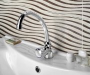 Aqualine Stojánkový Ventil 1/2", Otočná Hubice, Chrom