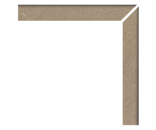 Sokl jako kámen APE Burlington Zanquin Recto Dcha. Taupe 7,5x60 Rett. - hnědá