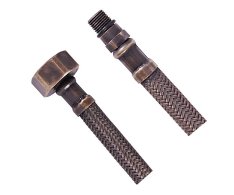 Sapho Flexibilní Nerezová Hadice M10x3/8", 35cm, Bronz