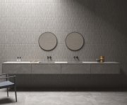 Dekor jako kámen Azuvi Monreale Tessere Grey 30x90 Mat. Rett. - šedá