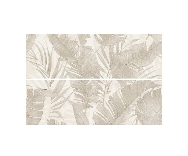 Luxusní dekor Brennero Bloomy Silk Sand 25x75