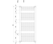Aqualine Direct Otopné Těleso S Bočním Připojením 750x1320 Mm, Bílá
