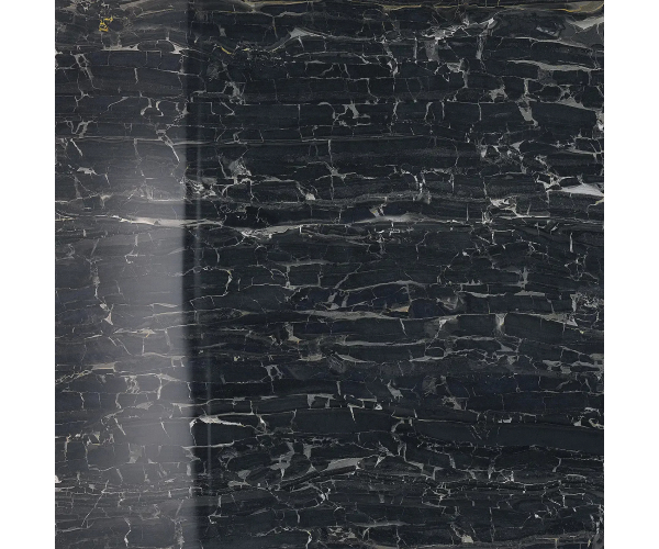 Dlažba jako mramor Settecento Reverse Miroir Lappato 60x60 Rett. - černá