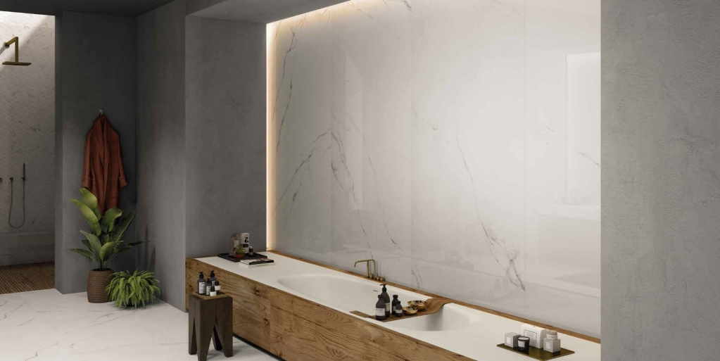 Realizace ABK Sensi Wide Statuario Ultra