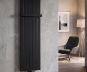 Aqualine Vertigo Otopné Těleso 502x1800mm, černá Mat