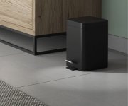 Gedy Argenta Odpadkový Koš 3l, Soft Close, černá Mat