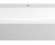 Sapho Twig Umyvadlo, Litý Mramor, 100x47cm, Kryt Výpusti, Bílá