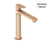 Umyvadlová stojánková baterie Eleganta BeCool EL 014.01 - EL 014.61RGB Umyvadlová stojánková baterie BeCool 220 mm bez výpusti, růžové zlato kartáčované X070418