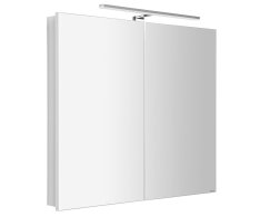 Sapho Greta Galerka S Led Osvětlením, 81x70x14cm, Bílá Mat