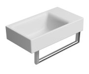 Gsi Nubes Keramické Umývátko 40x23cm, Bez Otvoru, Pravé/levé, Bílá Mat