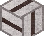 Dlažba jako dřevo Marca Corona Textile Mix ESA F 25x21,6 - šedá