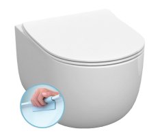 Kerasan Flo Závěsná Wc Mísa, Rimless, 37x54cm, Bílá