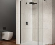 Gelco Vario Přídavný Panel 350mm, čiré Sklo, černá